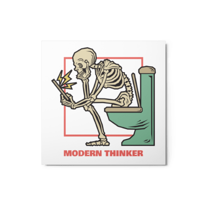 Modern Thinker – Metal prints - Image 3