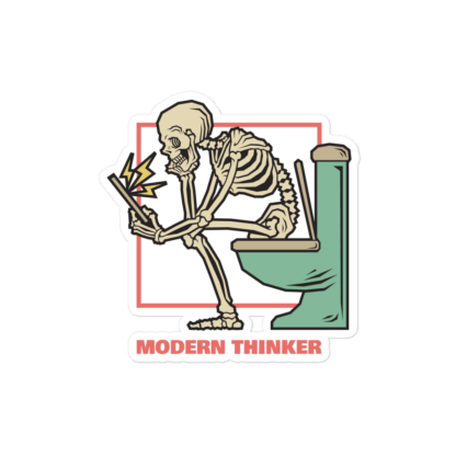 Modern Thinker - Bubble-free stickers