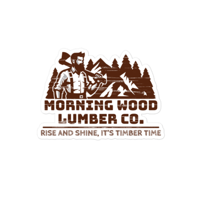 Morning Wood Lumber Co. – Bubble-free stickers