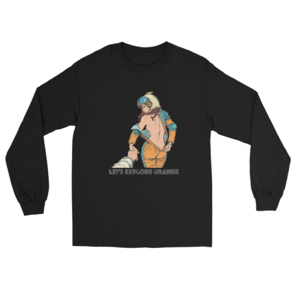 Let's Explore Uranus Men’s Long Sleeve - Image 2