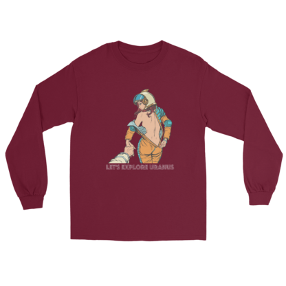 Let's Explore Uranus Men’s Long Sleeve - Image 3