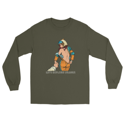 Let's Explore Uranus Men’s Long Sleeve - Image 4