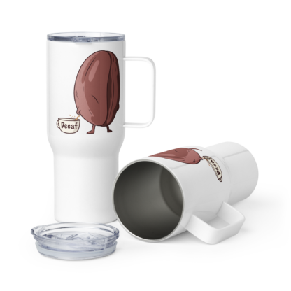 How Decaf is Made – Travel mug with a handle - Image 2