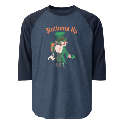 Bottoms Up - 3/4 sleeve raglan shirt - Image 4