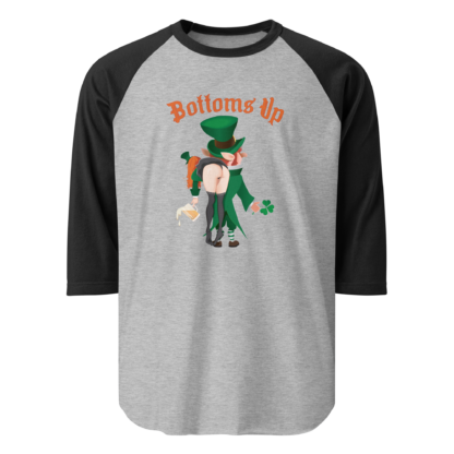 Bottoms Up - 3/4 sleeve raglan shirt - Image 5