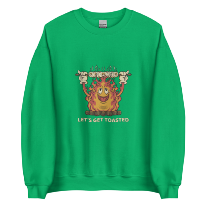 Let’s Get Toasted Unisex Sweatshirt - Image 3