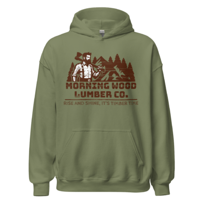 Morning Wood Lumber Co. - Unisex Hoodie - Image 3