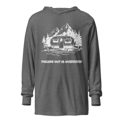 Pulling Out Is Overrated Hooded long-sleeve tee - Image 6