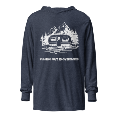 Pulling Out Is Overrated Hooded long-sleeve tee - Image 4