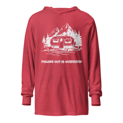Pulling Out Is Overrated Hooded long-sleeve tee - Image 5
