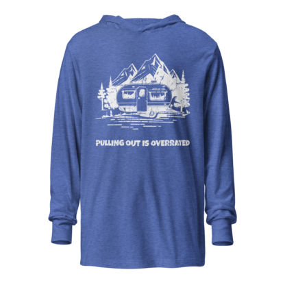 Pulling Out Is Overrated Hooded long-sleeve tee