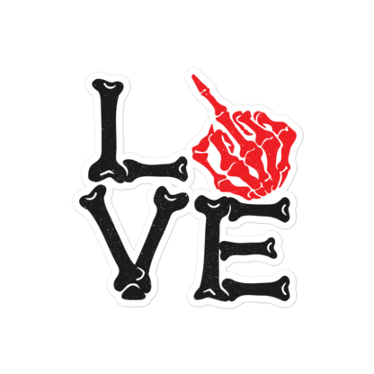 F*CK Love - Bubble-free stickers