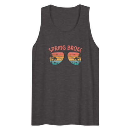 Spring Broke - Men’s premium tank top - Image 4