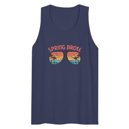 Spring Broke - Men’s premium tank top - Image 5