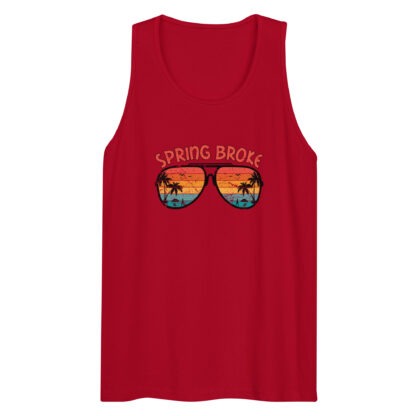 Spring Broke - Men’s premium tank top - Image 3