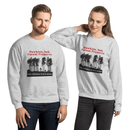 Hawkins Ind Forest Perserve - Unisex Sweatshirt - Image 2