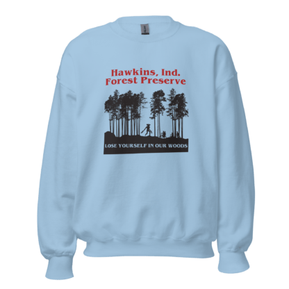 Hawkins Ind Forest Perserve - Unisex Sweatshirt - Image 3