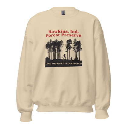Hawkins Ind Forest Perserve - Unisex Sweatshirt - Image 5