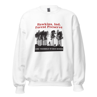 Hawkins Ind Forest Perserve - Unisex Sweatshirt - Image 8