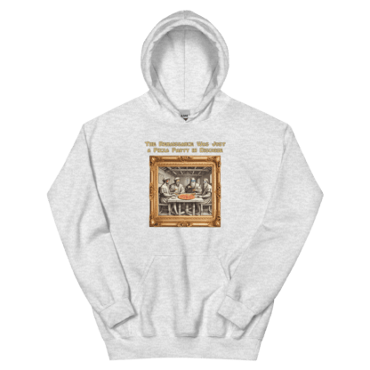 Renaissance Pizza Party – Unisex Hoodie - Image 6