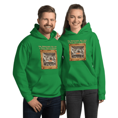 Renaissance Pizza Party – Unisex Hoodie - Image 2