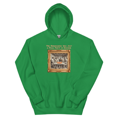 Renaissance Pizza Party – Unisex Hoodie - Image 4