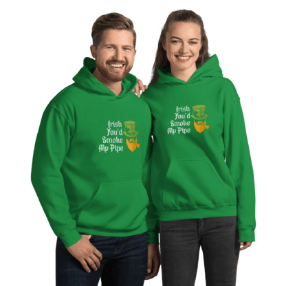 Irish You’d Smoke My Pipe - Unisex Hoodie - Image 7