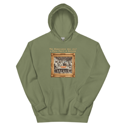 Renaissance Pizza Party – Unisex Hoodie - Image 5