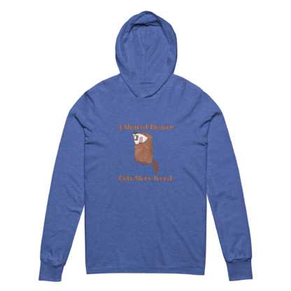 A Shaved Beaver Gets More Wood – Hooded long-sleeve tee - Image 4