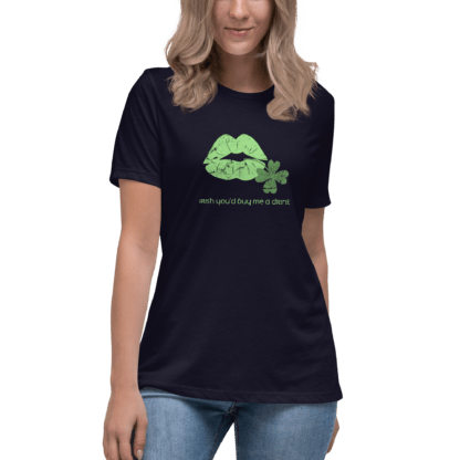 Irish You’d Buy Me a Drink - Women's Relaxed T-Shirt - Image 5