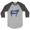 Holy Cow - 3/4 sleeve raglan shirt - Image 3