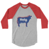 Holy Cow - 3/4 sleeve raglan shirt - Image 2