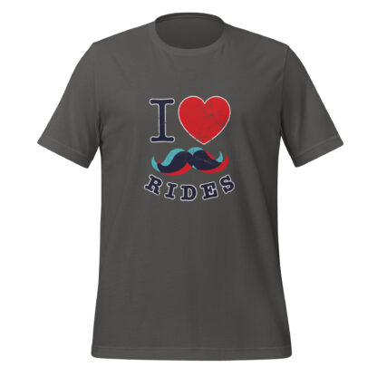 I Love Mustache Rides - Unisex t-shirt - Image 2