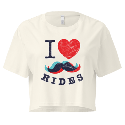 I Love Mustache Rides - Women’s crop top - Image 7
