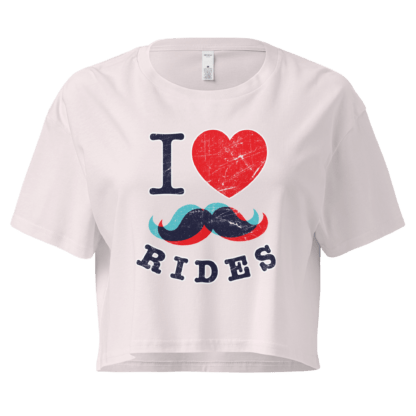 I Love Mustache Rides - Women’s crop top - Image 6