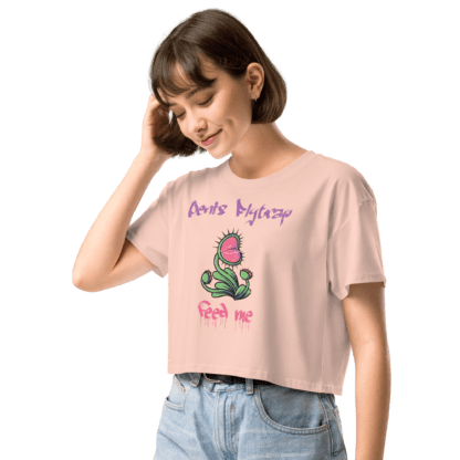 Penis Flytrap: Feed Me - Women’s crop top - Image 8
